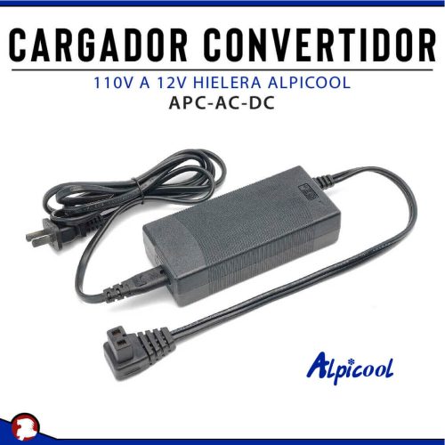 CARGADOR COVERTIDOR 110V A 12V HIELERA ALPICOOL