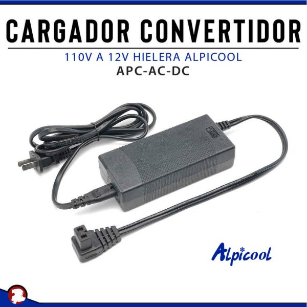 CARGADOR COVERTIDOR 110V A 12V HIELERA ALPICOOL