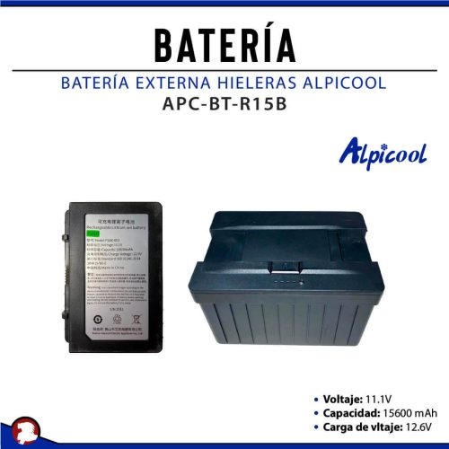 BATERIA EXTERNA HIELERAS ALPICOOL