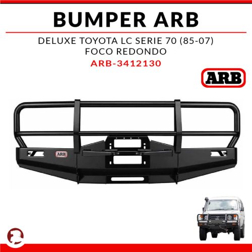 BUMPER ARB DELUXE TYT LC SERIE 70 (85-07) FOCO REDONDO