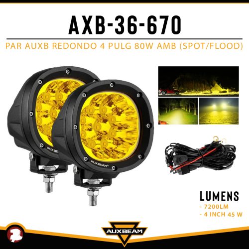 PAR AUXB REDONDO 4″ 90W AMB SPOT
