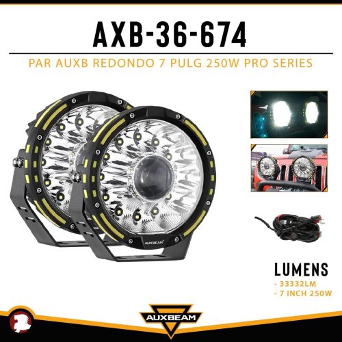 PAR AUXB REDONDO 7″ 250W PRO SERIES