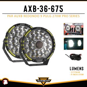 PAR AUXB REDONDO 9″ 270W PRO SERIES