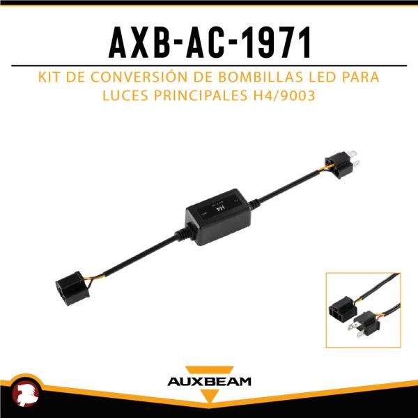 KIT DE CONVERSIÓN DE BOMBILLAS LED PARA LUCES PRINCIPALES H4/9003