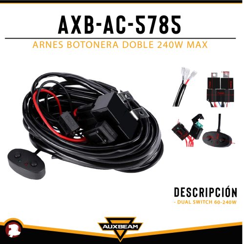 ARNES BOTONERA DOBLE 240W MAX