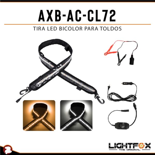 TIRA LED BICOLOR PARA TOLDO 1.3 MTS