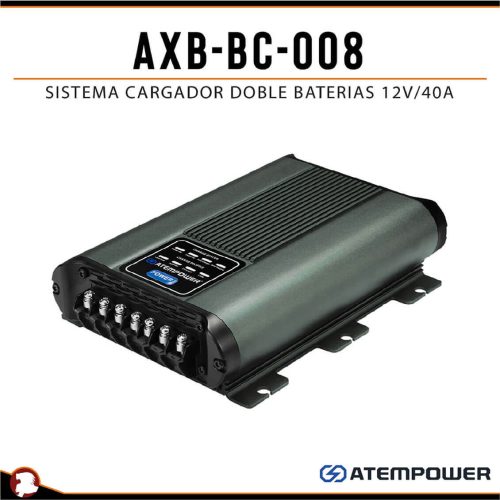 SISTEMA CARGADOR DOBLE BATERIAS 12V/40A