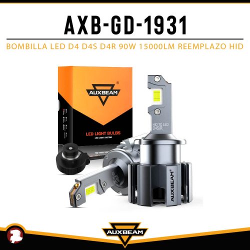 BOMBILLA LED D4 D4S D4R 90W 15000LM REEMPLAZO HID