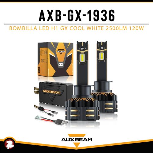 BOMBILLA LED H1 GX COOL WHITE 25000LM 120W