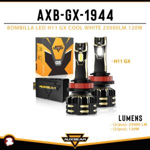 BOMBILLA LED H11 GX COOL WHITE 25000LM 120W