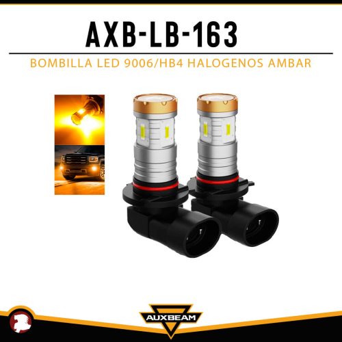 BOMBILLA LED 9006/HB4 HALOGENOS AMBAR