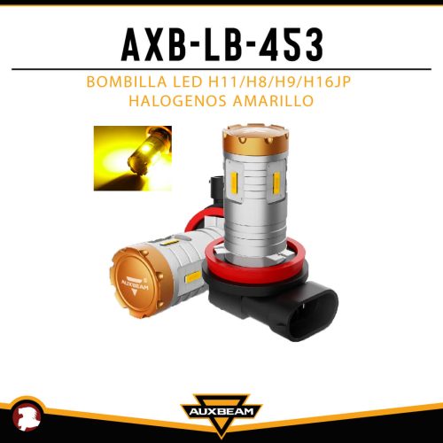 BOMBILLA LED H11/H8/H9/H16JP HALOGENOS AMARILLO