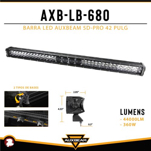 BARRA LED AUXBEAM 5D-PRO 42 PULG