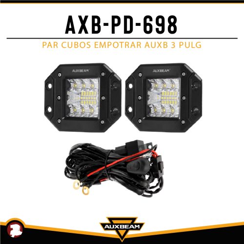 PAR CUBOS EMPOTRAR AUXB 3″