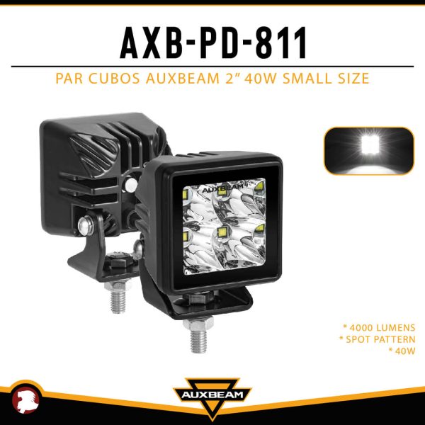 PAR CUBOS AUXB 2" 40W SMALL SIZE