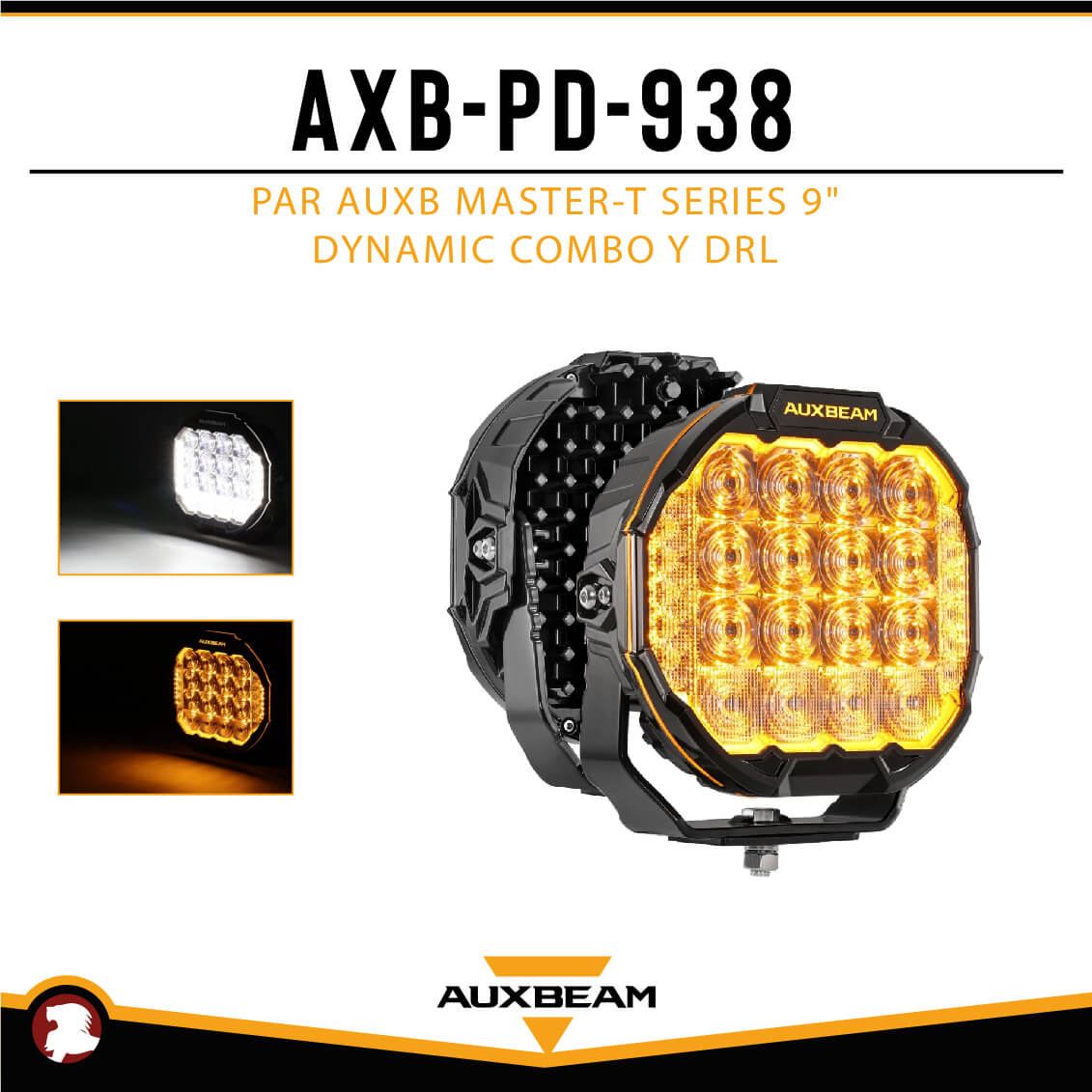 PAR AUXB MASTER-T SERIES 9" DYNAMIC COMBO Y DRL