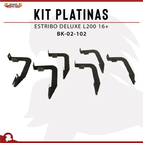 KIT PLATINAS ESTRIBO DELUXE L200 16+