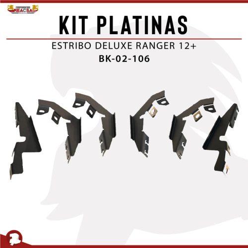 KIT PLATINAS ESTRIBO DELUXE RANGER 12+