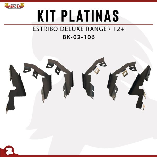 KIT PLATINAS ESTRIBO DELUXE RANGER 12+