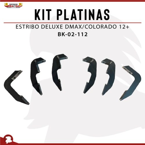 KIT PLATINAS ESTRIBO DELUXE DMAX / COLORADO 12+