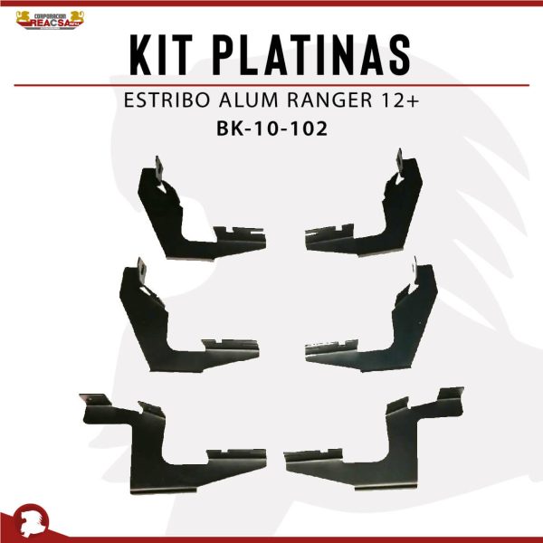 KIT PLATINAS ESTRIBO ALUM RANGER 12+