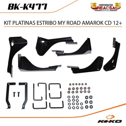 KIT PLATINAS ESTRIBO MY ROAD/ TRIP AMAROK CD 12+