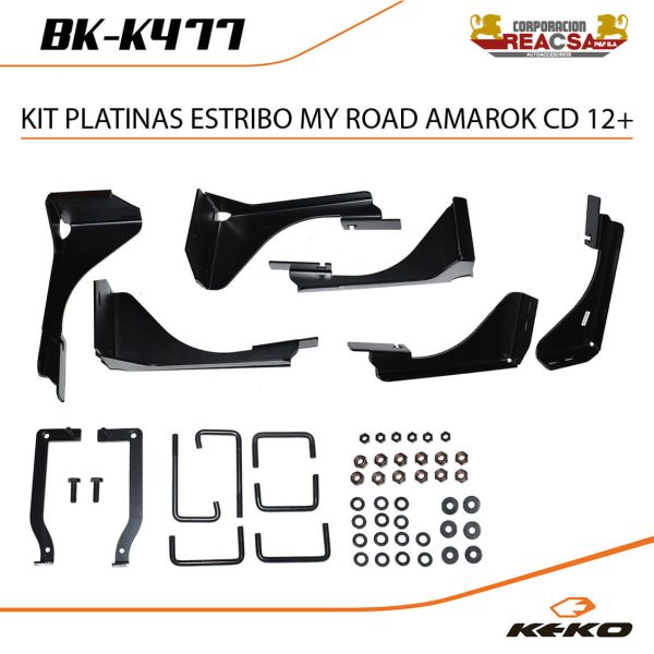 KIT PLATINAS ESTRIBO MY ROAD/ TRIP AMAROK CD 12+