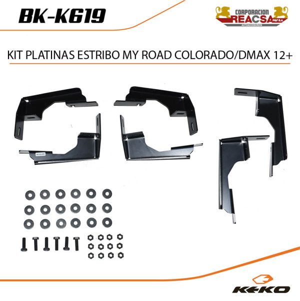 KIT PLATINAS ESTRIBO MY ROAD/ TRIP COLORADO / DMAX 12+