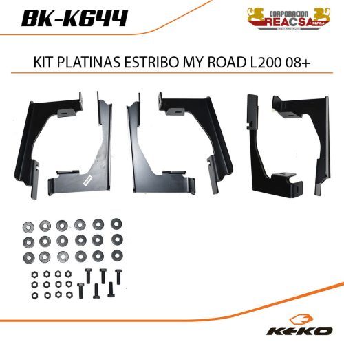 KIT PLATINAS ESTRIBO MY ROAD/ TRIP L200 08+