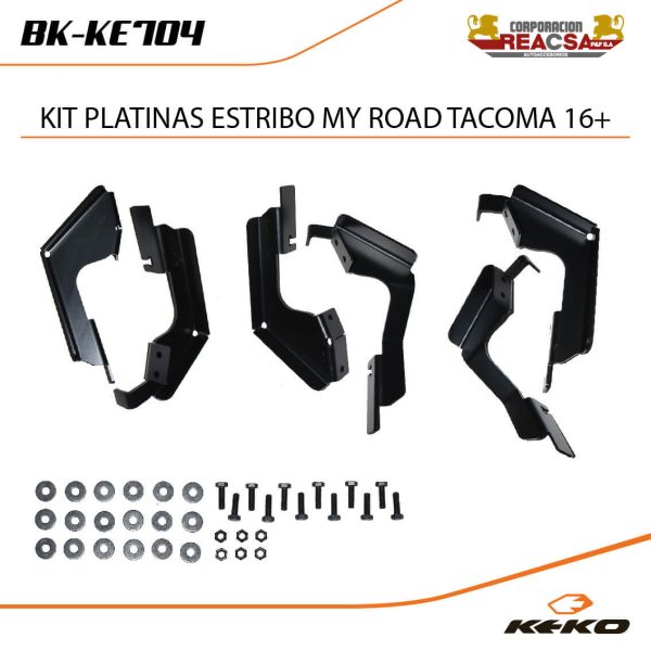 KIT PLATINAS ESTRIBO MY ROAD/ TRIP TACOMA 16+