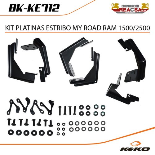 KIT PLATINAS ESTRIBO MY ROAD/ TRIP RAM 1500/2500