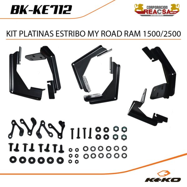 KIT PLATINAS ESTRIBO MY ROAD/ TRIP RAM 1500/2500
