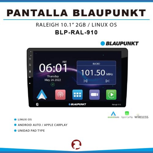 PANTALLA BLAUPUNKT RALEIGH 10.1 2GB /LINUX OS