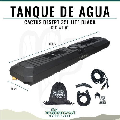 TANQUE CACTUS DESERT – LITE BLACK 35L