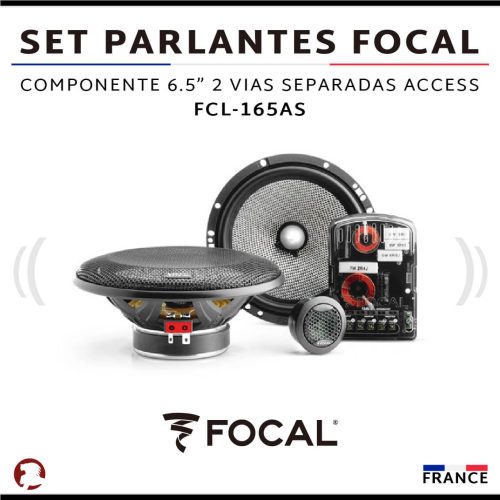 SET PARLANTES FOCAL COMPONENTE 6.5″ ACCESS