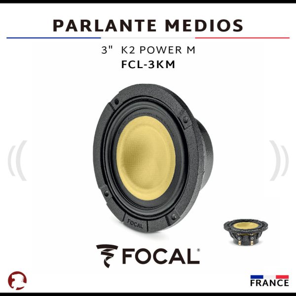 PARLANTE MEDIOS 3" K2 POWER M