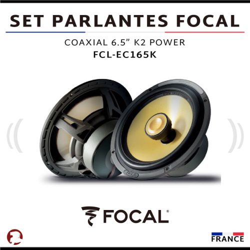SET PARLANTES FOCAL COAXIAL 6.5″ K2 POWER