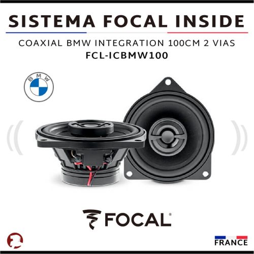 SISTEMA FOCAL INSIDE COAXIAL BMW 100CM INTEGRATION