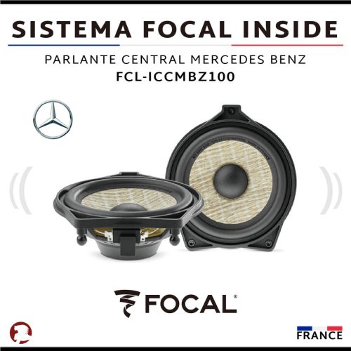 SISTEMA FOCAL INSIDE PARLANTE CENTRAL MERCEDES BENZ