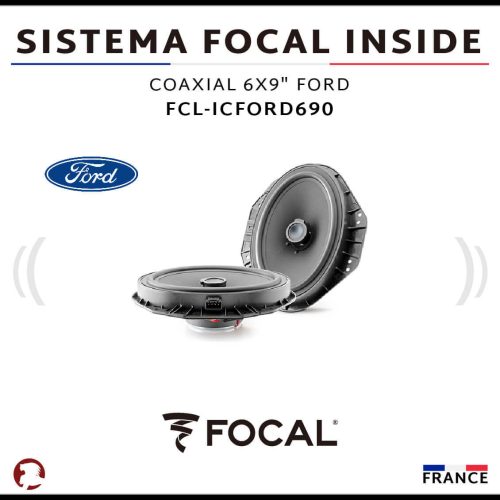 SISTEMA FOCAL INSIDE COAXIAL 6X9″ FORD