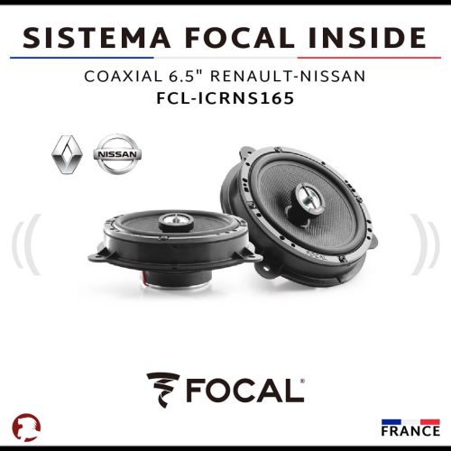 SISTEMA FOCAL INSIDE COAXIAL 6.5″ RENAULT-NISSAN