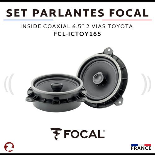 SISTEMA FOCAL INSIDE COAXIAL 6.5″ P/TOYOTA