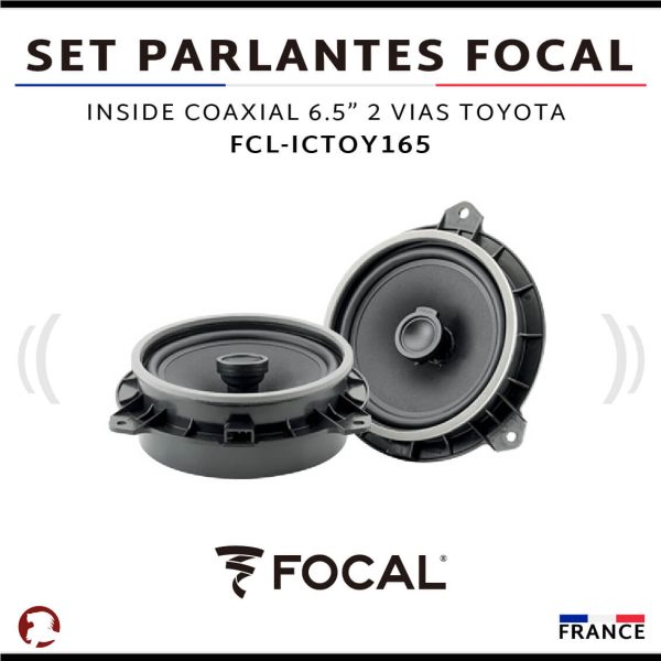 SISTEMA FOCAL INSIDE COAXIAL 6.5" P/TOYOTA