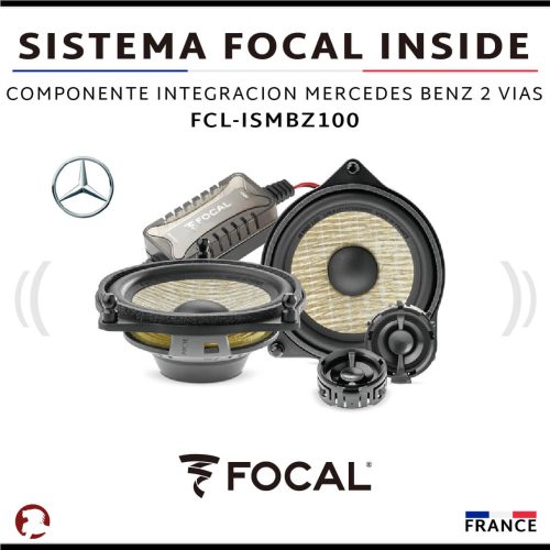 SISTEMA FOCAL INSIDE COMPONENTE INTEGRACION MERCEDES BENZ