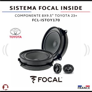 SISTEMA FOCAL INSIDE COMPONENTE 8X9.5″ TOYOTA 23+
