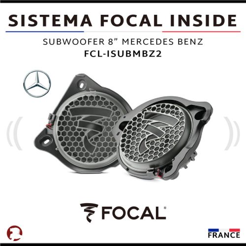 SISTEMA FOCAL INSIDE SUBWOOFER 8″ MERCEDES BENZ