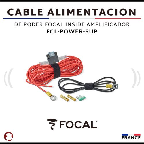 CABLE ALIMENTACION DE PODER FOCAL INSIDE AMP