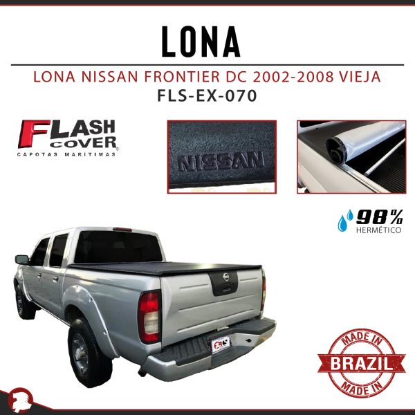 LONA NISSAN FRONTIER DC 2002-2008 VIEJA