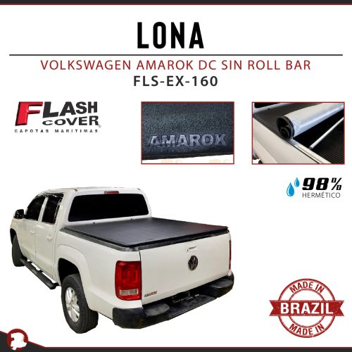 LONA VOLKSWAGEN AMAROK DC SIN ROLL BAR
