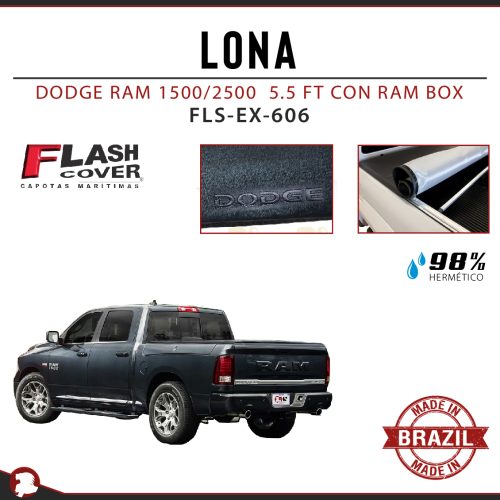 LONA DODGE RAM 1500/2500  5.5 FT CON RAM BOX